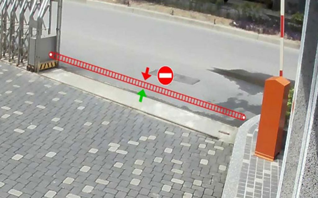 قابلیت هوش مصنوعی دوربین هایک ویژن 3 line crossing هایک ویژن