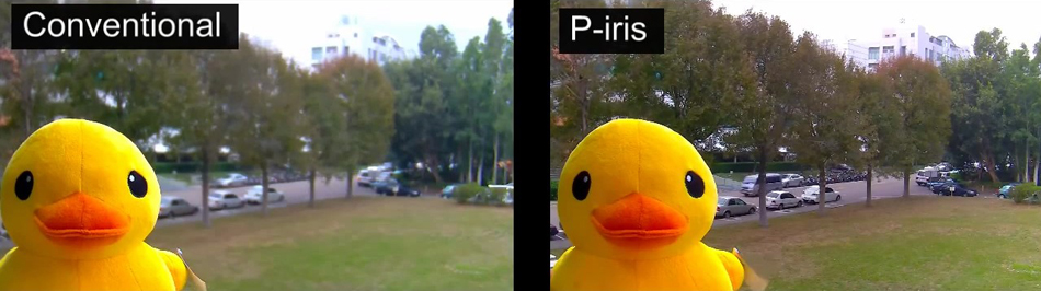 تفاوت iris دوربین مداربسته لنز آیریس p-iris با conventional