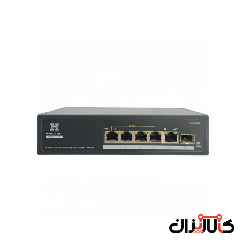HRG1104 سوئیچ 4 پورت POE HRG1104
